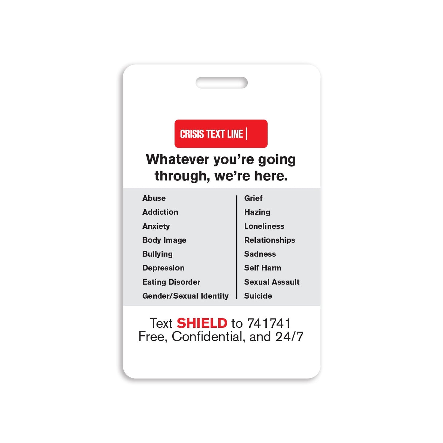 NFHS SHIELD Tag